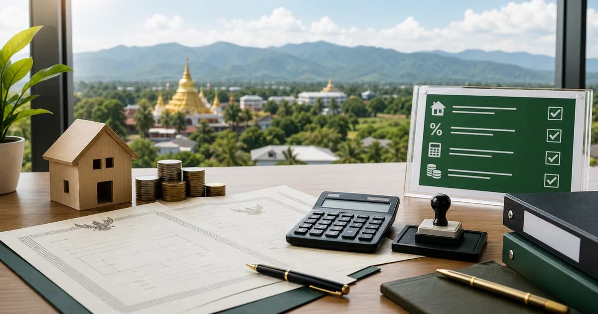 ค่าโอนและภาษีซื้อขายอสังหาฯ เชียงราย ควรรู้อะไร