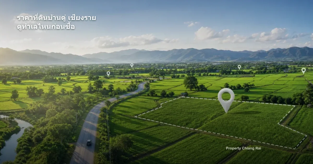 ราคาที่ดินบ้านดู่ เชียงราย ดูทำเลไหนก่อนซื้อ