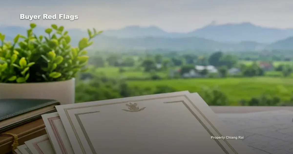 สัญญาณอันตรายก่อนซื้ออสังหาฯ เชียงรายที่ควรหยุดถามต่อ