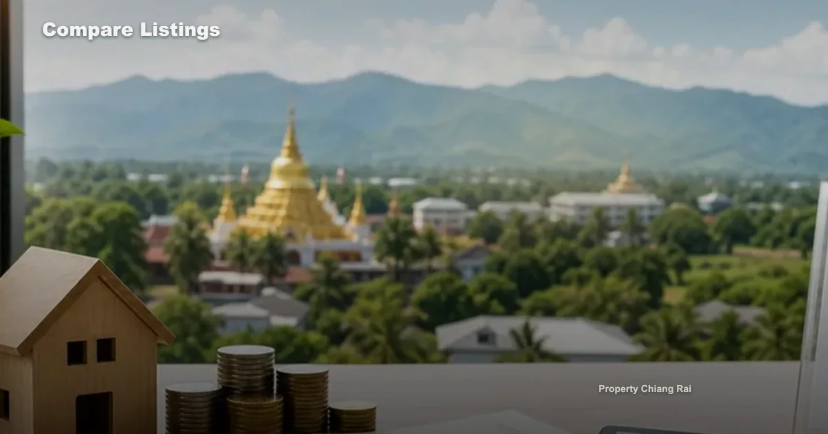 เทียบประกาศอสังหาฯ เชียงรายหลายรายการให้ไม่หลงราคา
