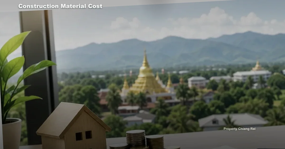ค่าวัสดุก่อสร้างขึ้น ลง กระทบที่ดินเชียงรายยังไง