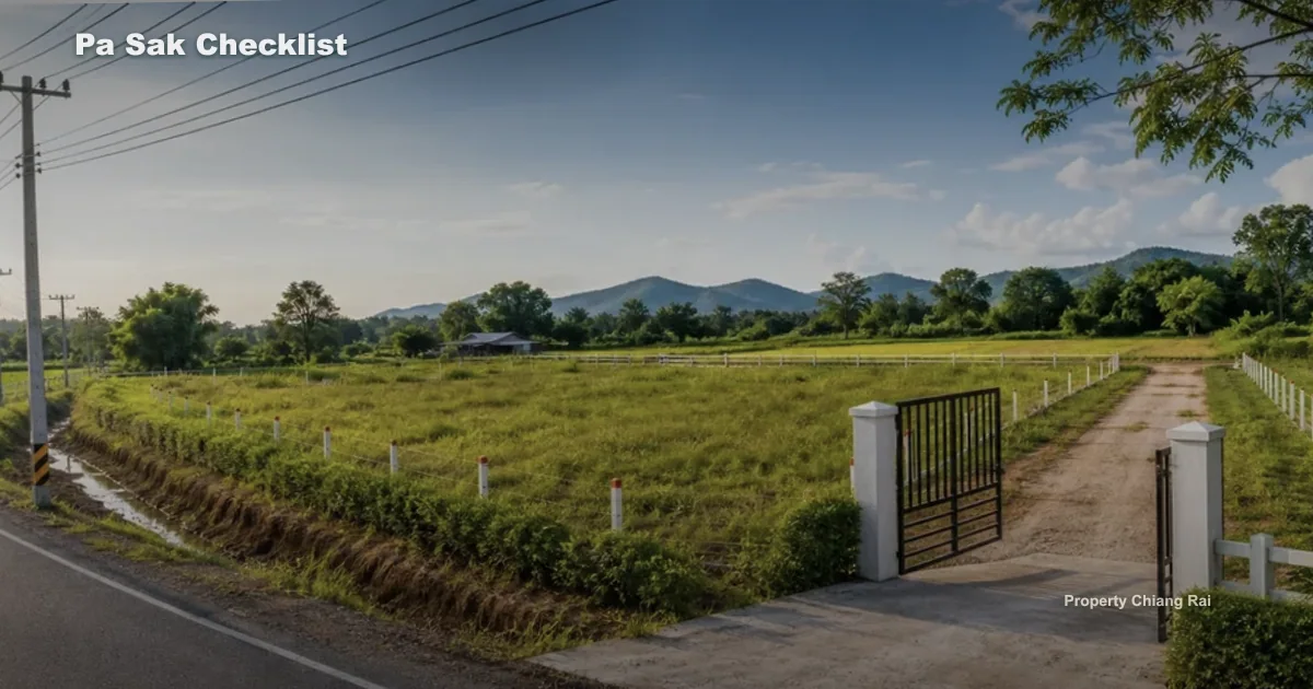 อสังหาฯ ป่าสัก เชียงแสน เชียงราย เช็กอะไรก่อนซื้อขาย