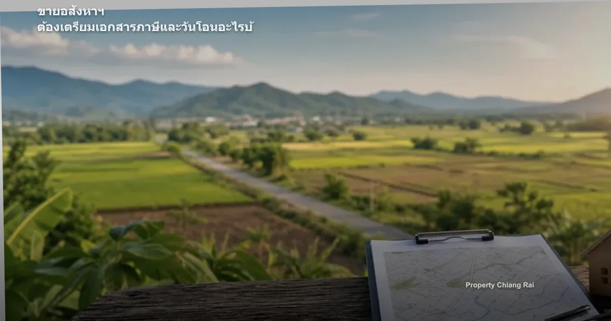 ขายอสังหาฯ ต้องเตรียมเอกสารภาษีและวันโอนอะไรบ้าง