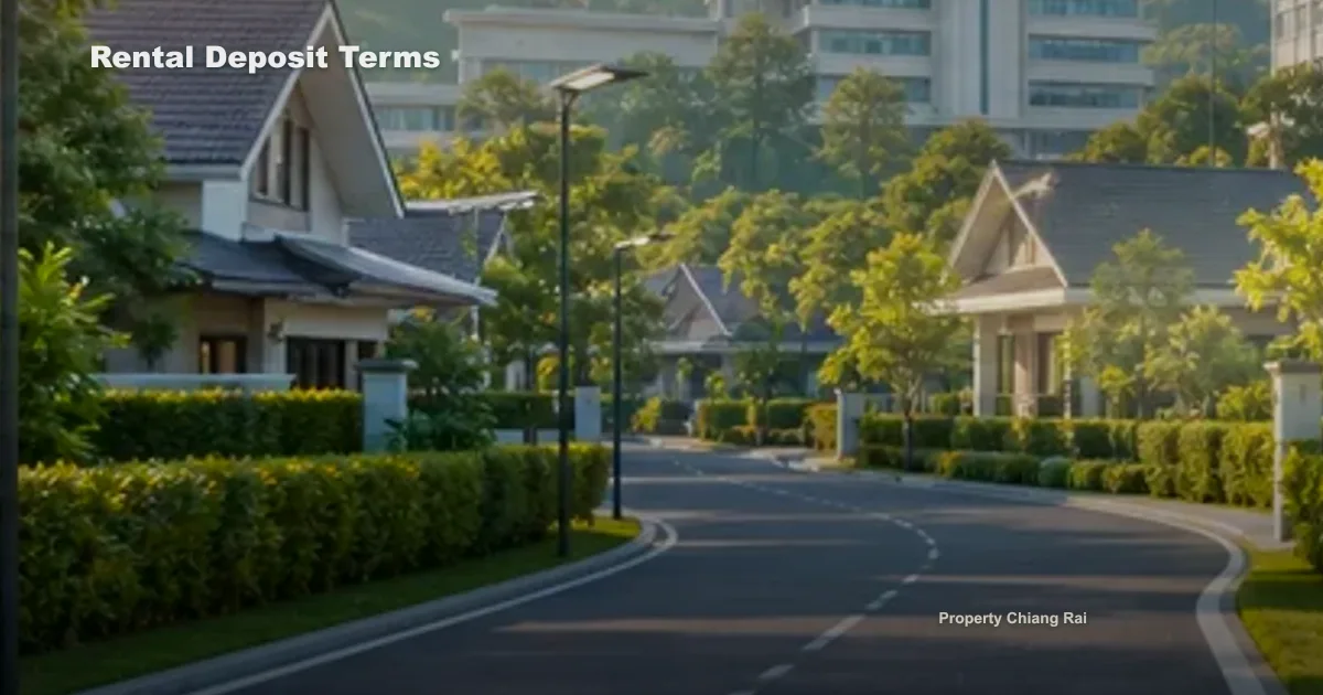 เงินประกันเช่าอสังหาฯ เชียงราย ควรตกลงยังไง