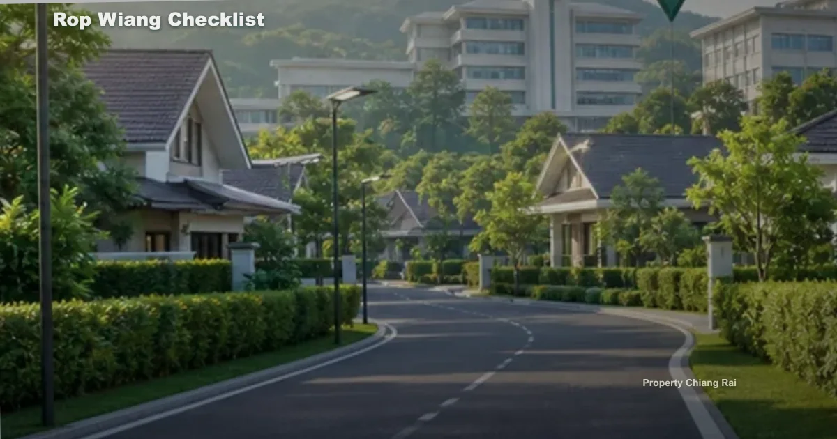 อสังหาฯ รอบเวียง เมืองเชียงราย เชียงราย เช็กอะไรก่อนซื้อขาย