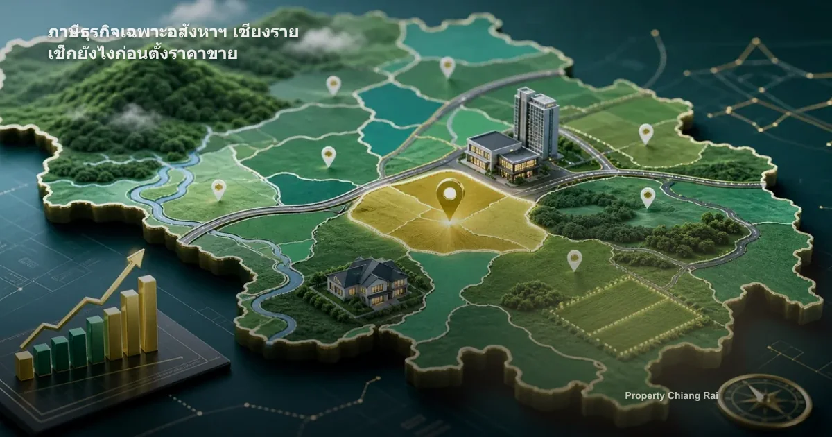 ภาษีธุรกิจเฉพาะอสังหาฯ เชียงราย เช็กยังไงก่อนตั้งราคาขาย